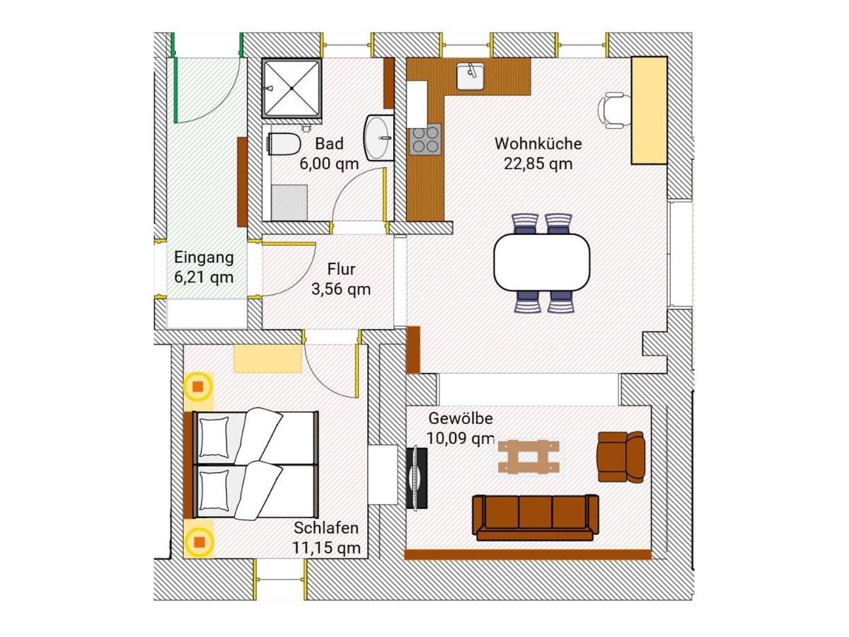 Hof Elf Apartment Ursensollen Екстериор снимка