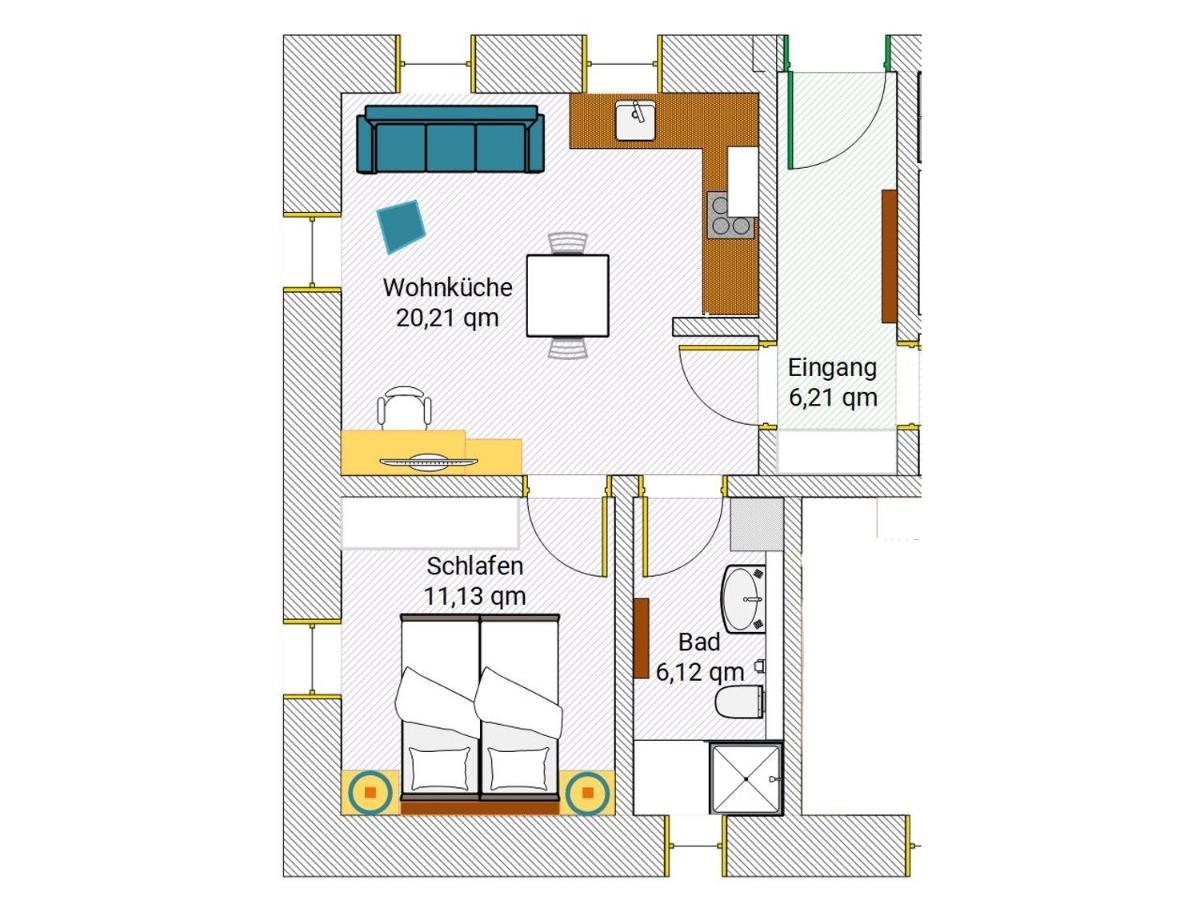 Hof Elf Apartment Ursensollen Екстериор снимка